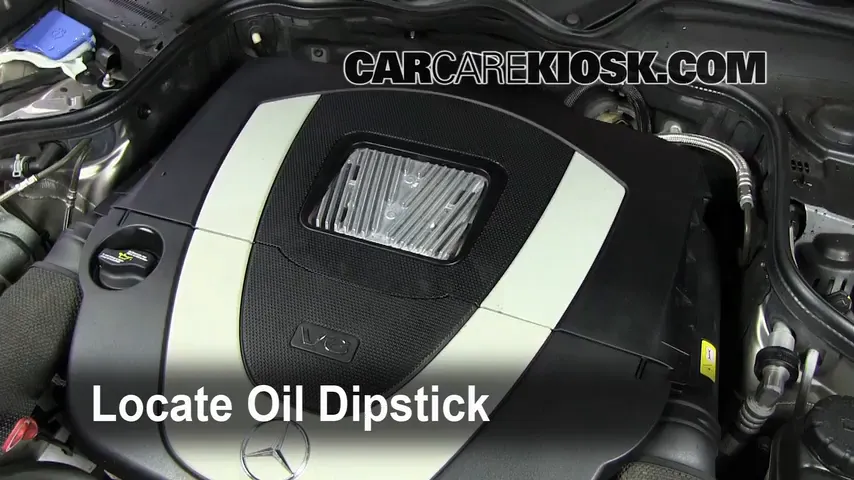 2008 Mercedes-Benz E350 4Matic 3.5L V6 Sedan Oil Check Oil Level